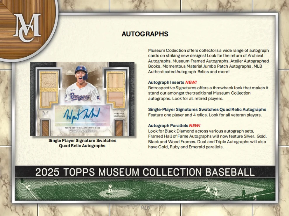 2025 Topps Museum Collection Baseball Hobby Box - Image 3