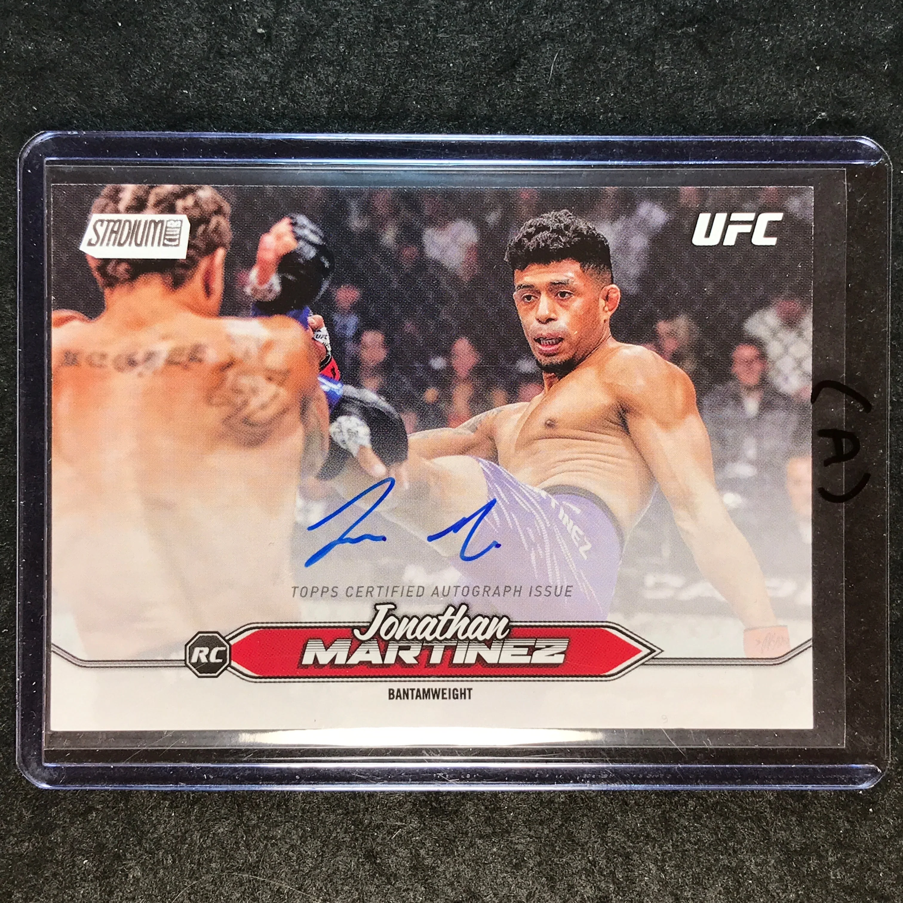 2025 Topps Stadium Club UFC JONATHAN MARTINEZ Base Rookie Autograph #BCA-JMZ (A)