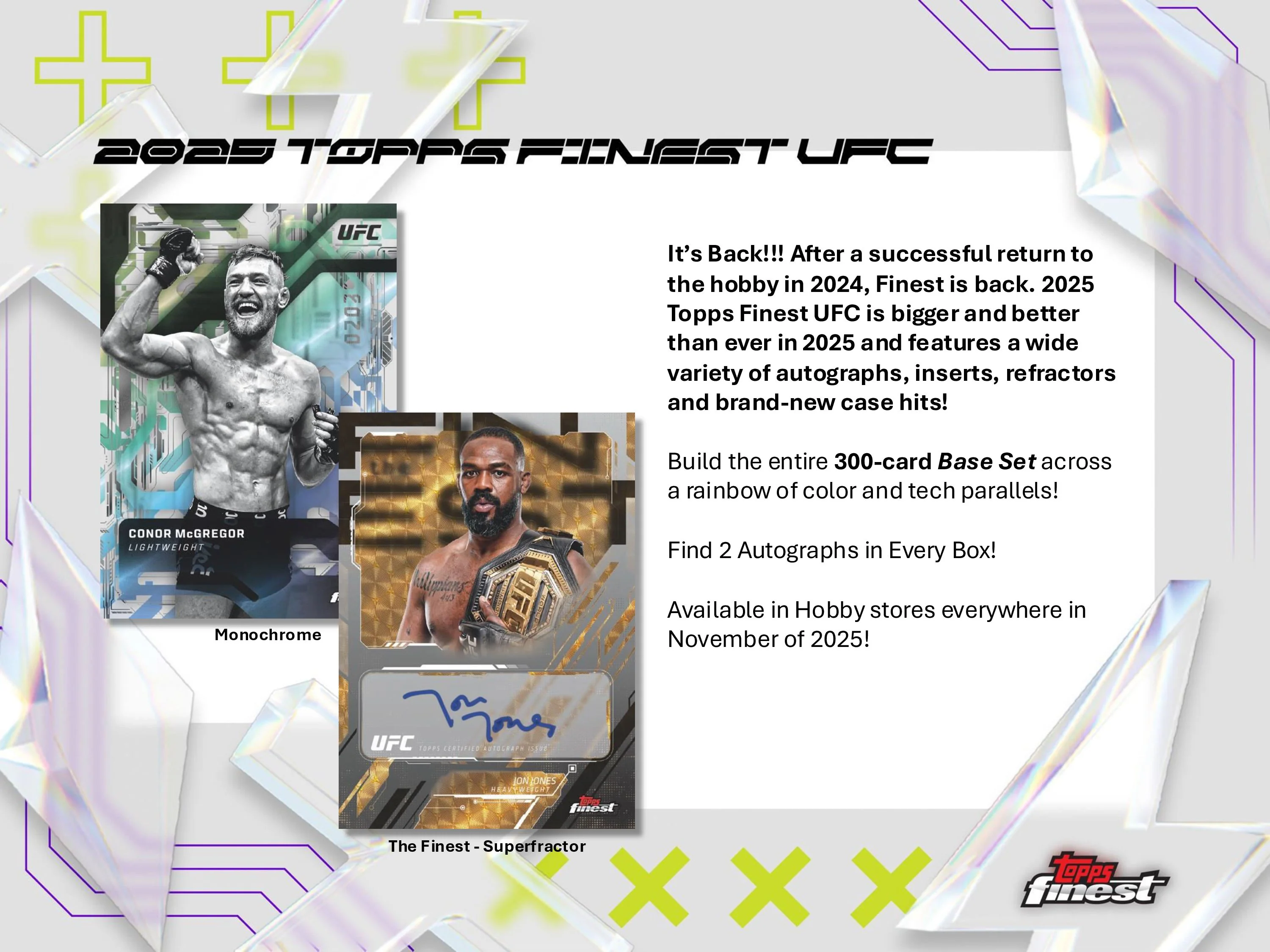 2025 Topps UFC Finest Hobby Box - Image 2