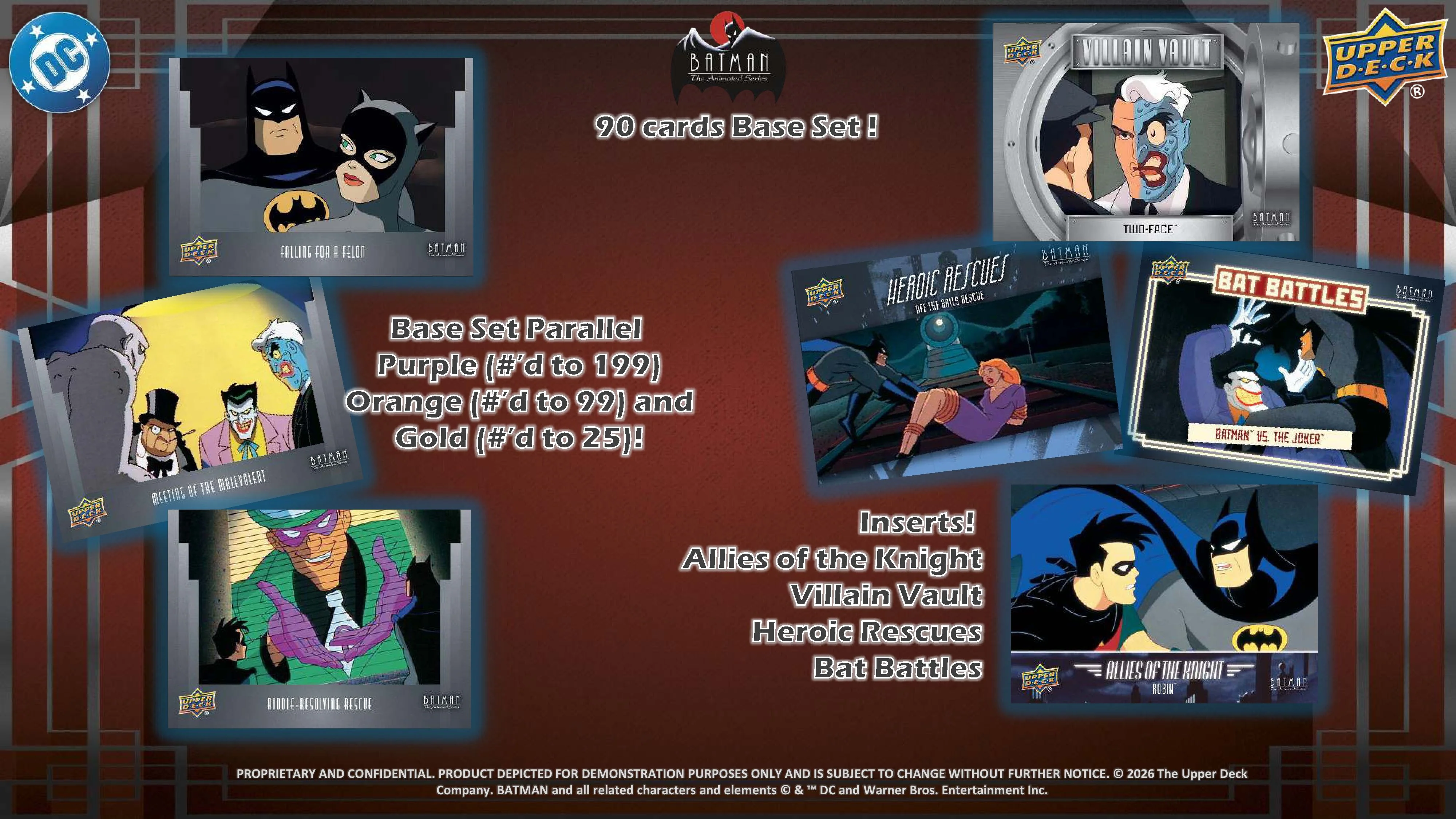 2025 Upper Deck DC Batman The Animated Series Hobby Box (Pre Order) - Image 2
