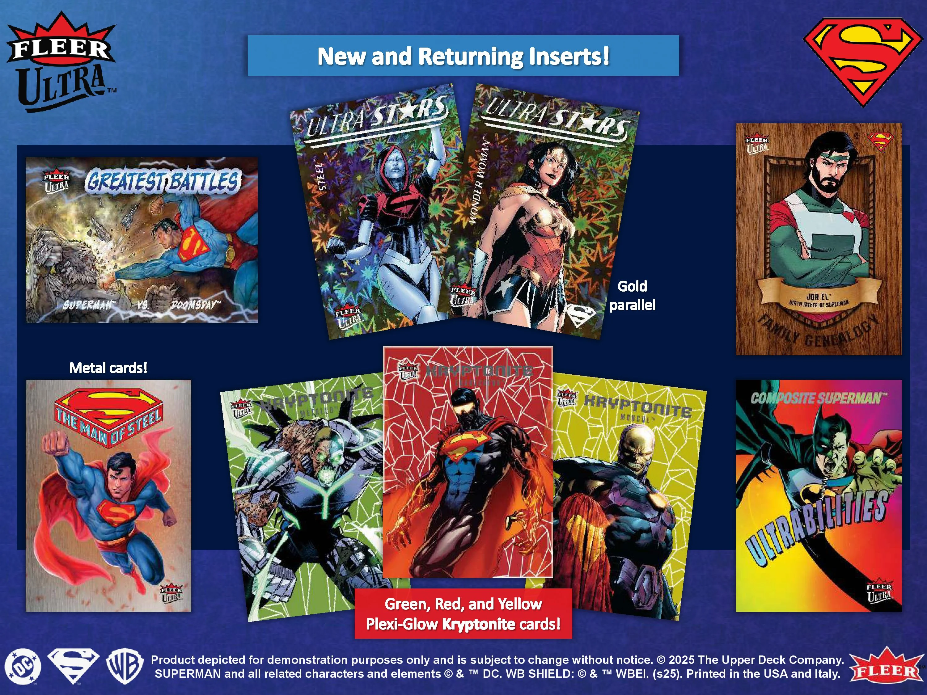2025 Upper Deck Fleer Ultra Superman Hobby Box (Pre Order) - Image 4