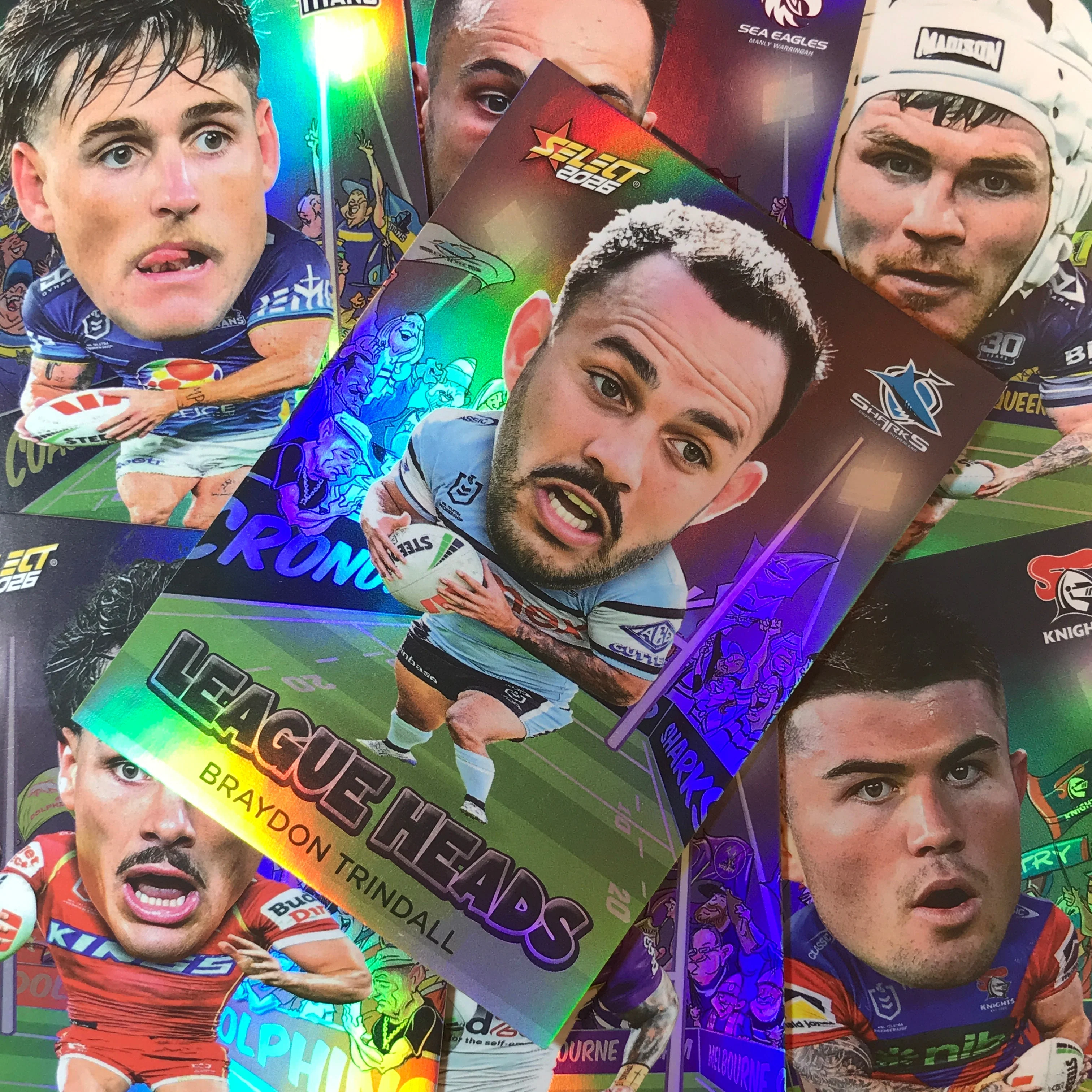 2026 Select NRL League Heroes JAMES FISHER-HARRIS League Heads #LH123