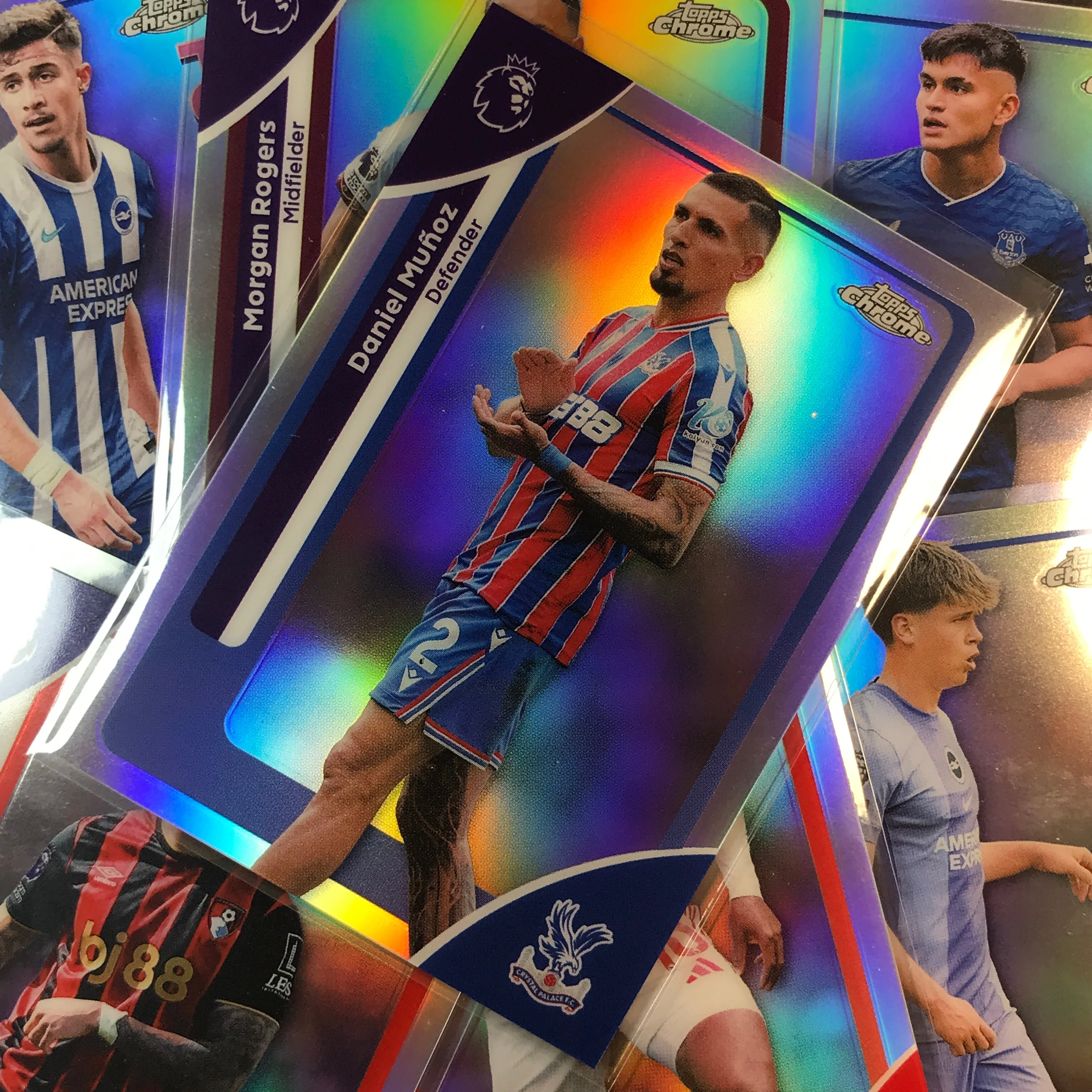 2026 Topps Chrome Premier League EPL MICHAEL KAYODE Base Refractor #32