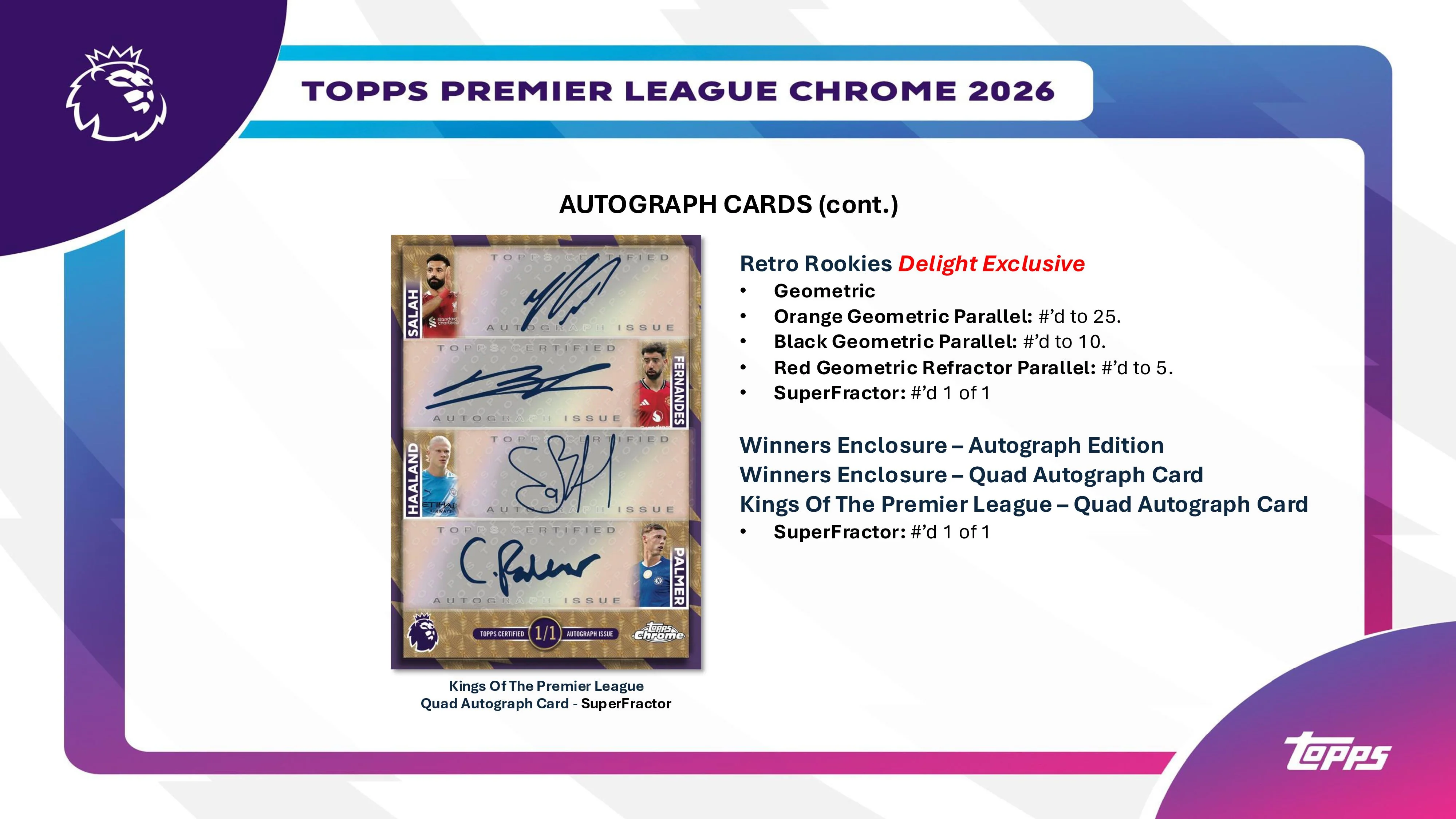 2026 Topps Chrome Premier League EPL Soccer Hobby Box - Image 7
