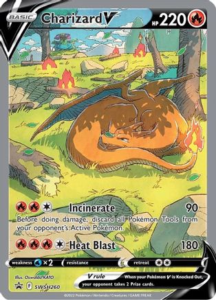 Charizard V - SWSH260 - Pokemon SWSH Sword & Shield Promo