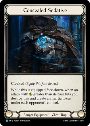 [Cold Foil] Concealed Sedative (#PEN081) - Rare - FAB Compendium of Rathe