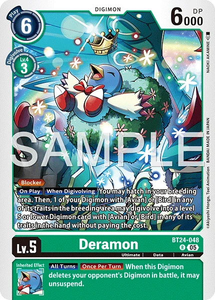Deramon (BT24-048) Rare - Digimon Time Stranger