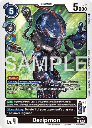 Dezipmon (BT24-056) Rare - Digimon Time Stranger
