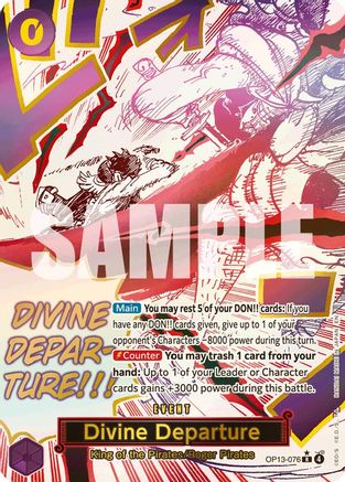 [ALTERNATE ART] Divine Departure (OP13-076) R - One Piece Carrying On His Will