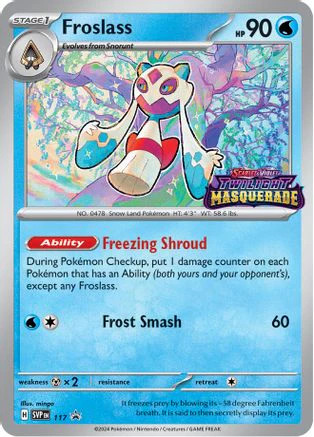Froslass - SVP 117 - Pokemon SV Scarlet & Violet Promo