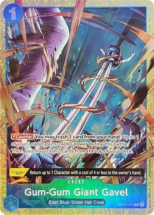 Gum-Gum Giant Gavel - OP03-055 - Premium Card Collection Best Selection Vol. 2 Promo