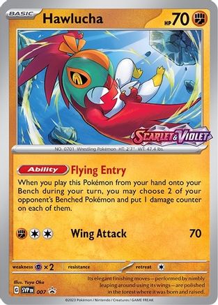 Hawlucha - SVP 007 - Pokemon SV Scarlet & Violet Promo