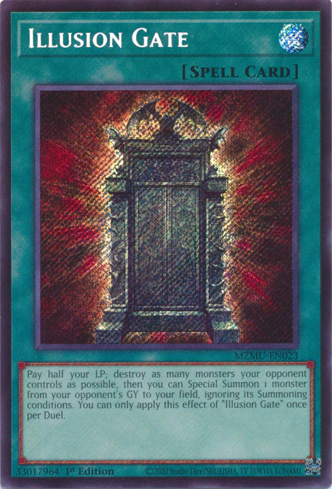 Illusion Gate - (MZMU-EN023) - [Secret Rare] 1st Edition