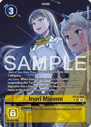 [ALTERNATE ART] Inori Misono (BT24-084) SR - Digimon Time Stranger