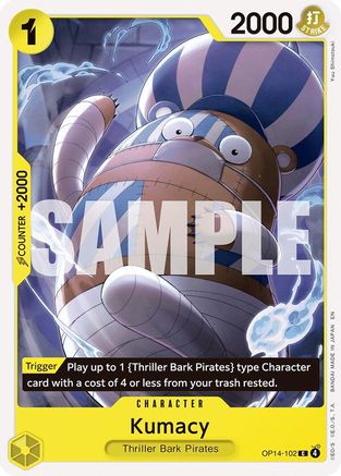 Kumacy (OP14-102) Common - One Piece The Azure Sea's Seven