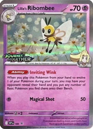 Lillie's Ribombee - SVP 183 - Pokemon SV Scarlet & Violet Promo