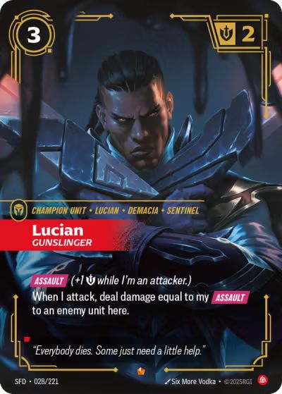 Lucian - Gunslinger (028/221) Epic - Riftbound Spiritforged