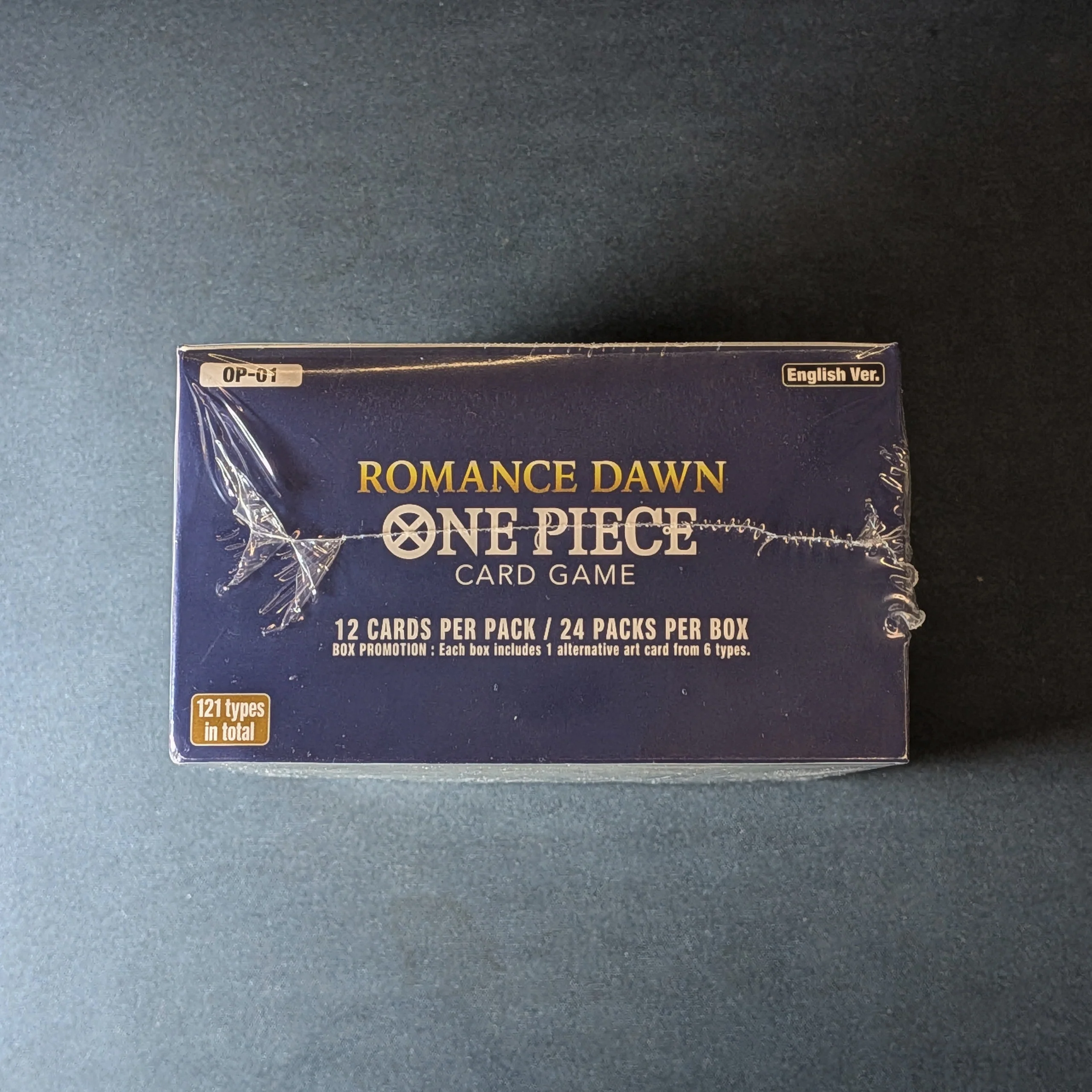 One Piece Card Game [OP-01] Romance Dawn Booster Box White Bottom - Image 5