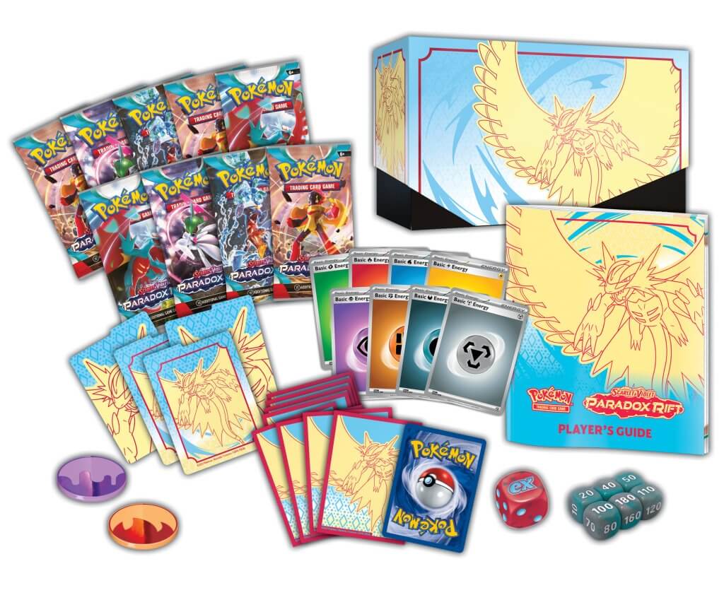 Pokemon TCG SV04 Paradox Rift Elite Trainer Box - [ BLUE ] Roaring Moon - Image 2