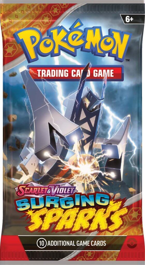 Pokemon TCG SV08 Scarlet & Violet Surging Sparks Booster Pack - Image 4