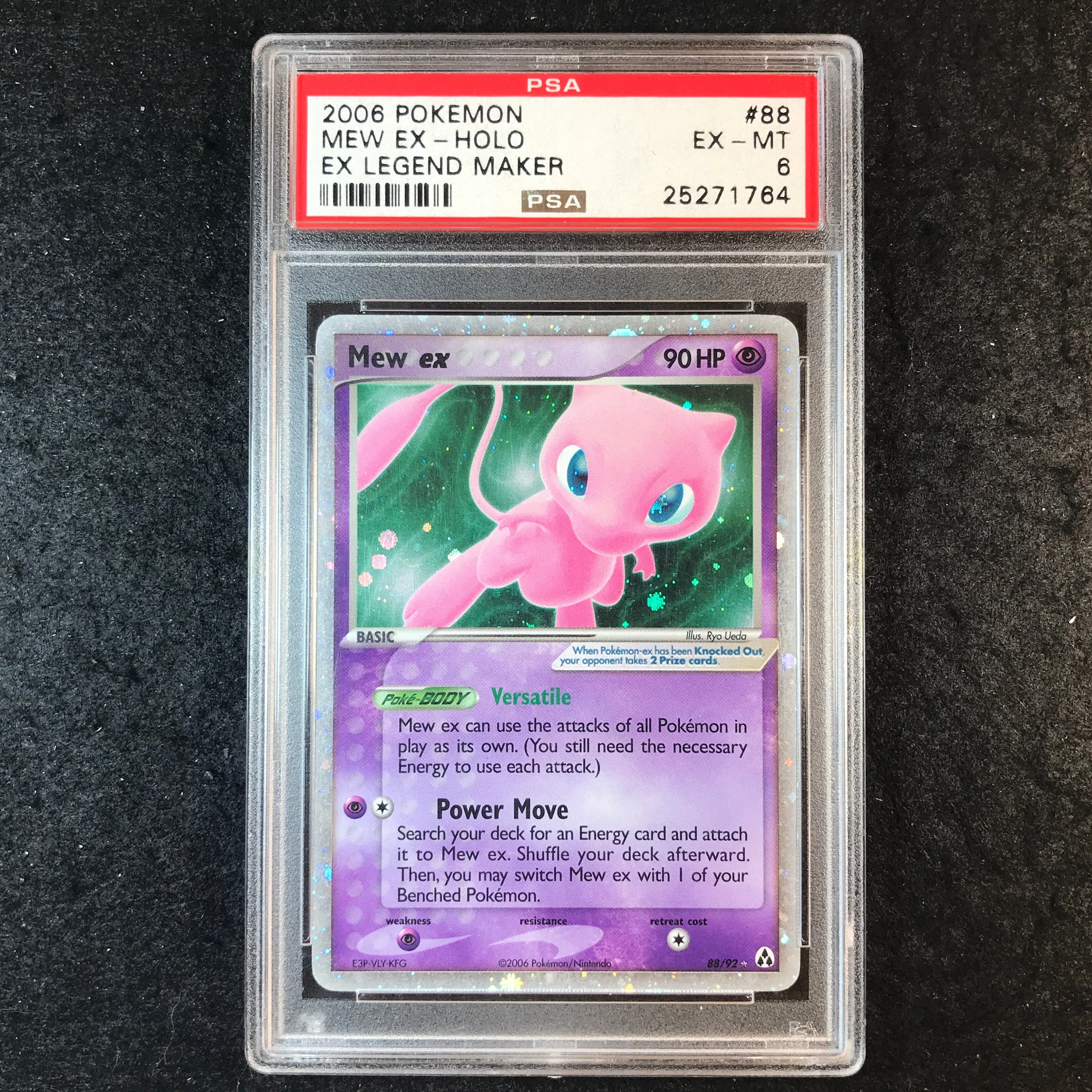 PSA 6 Mew ex - 88/92 - 2006 EX Legend Maker 764