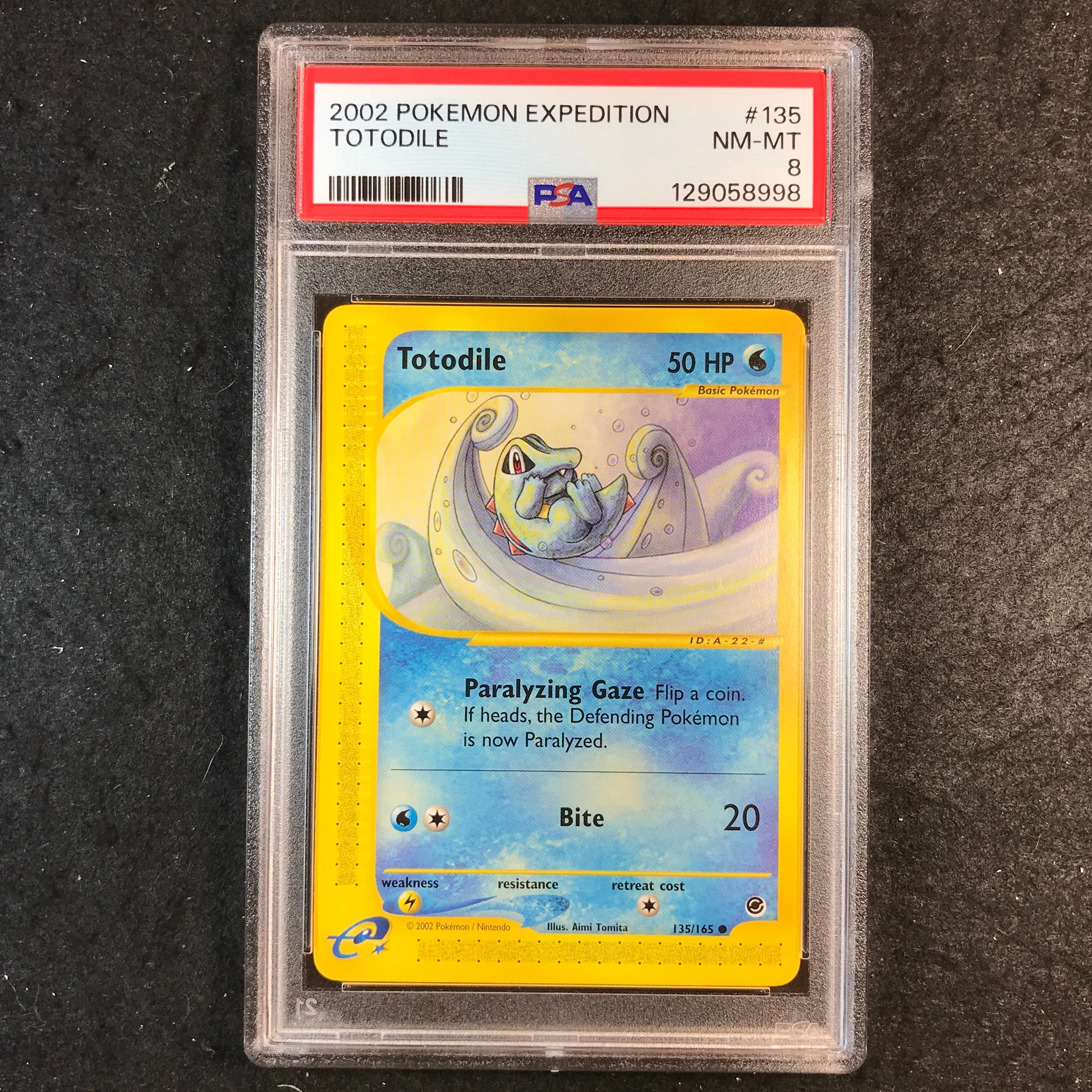 PSA 8 Totodile - 135/165 - 2002 Expedition 998