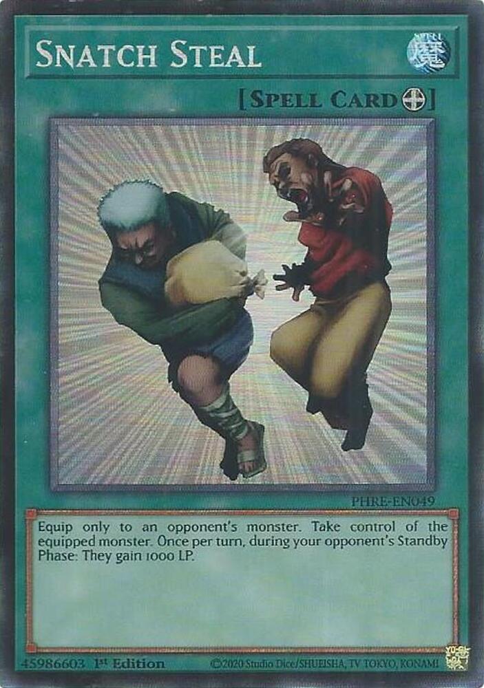 Snatch Steal (CR) - (PHRE-EN049) - [Collector's Rare] 1st Edition