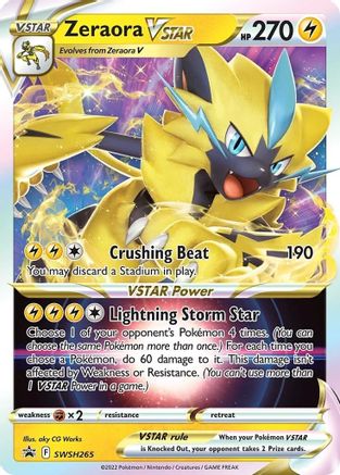 Zeraora VSTAR - SWSH265 - Pokemon SWSH Sword & Shield Promo