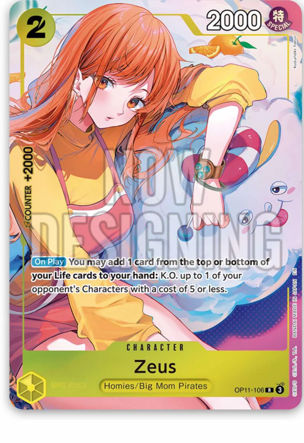 Zeus OP11-106 - Bandai Card Games Fest 24-25 Edition Playmat Promo
